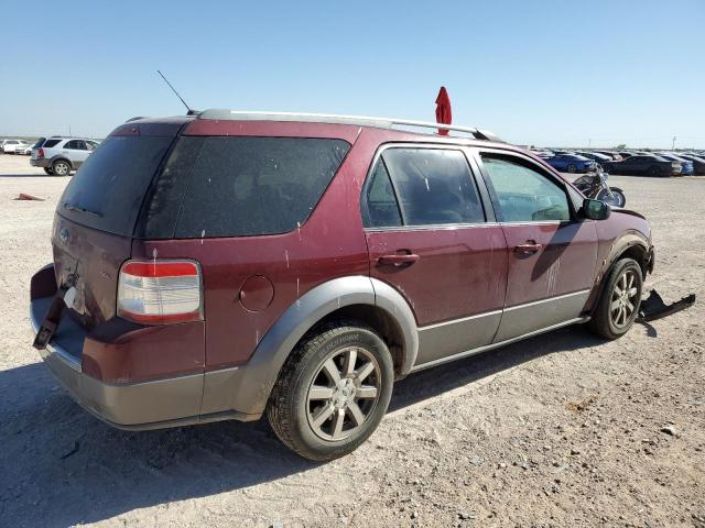 1FMDK02WX8GA35723 - 2008 FORD TAURUS X SEL BURGUNDY photo 3