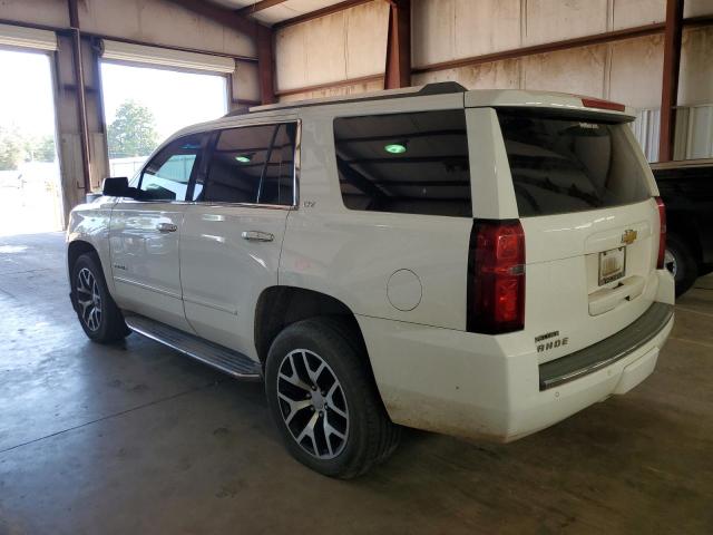 1GNSCCKC9FR170541 - 2015 CHEVROLET TAHOE C1500 LTZ WHITE photo 2