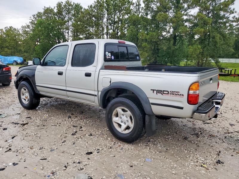 5TEGN92N72Z056405 - 2002 TOYOTA TACOMA DOUBLE CAB PRERUNNER GRAY photo 2