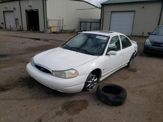 1FAFP66L3XK172957 - 1999 FORD CONTOUR SE WHITE photo 2