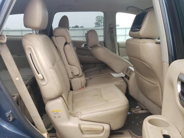5N1AR2MN3EC650826 - 2014 NISSAN PATHFINDER S BLUE photo 10