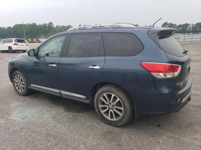 5N1AR2MN3EC650826 - 2014 NISSAN PATHFINDER S BLUE photo 2
