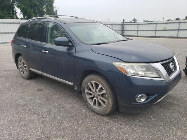 5N1AR2MN3EC650826 - 2014 NISSAN PATHFINDER S BLUE photo 4