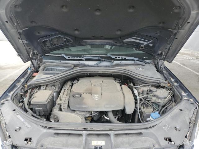 4JGDA5HB0CA036699 - 2012 MERCEDES-BENZ ML 350 4MATIC GRAY photo 11