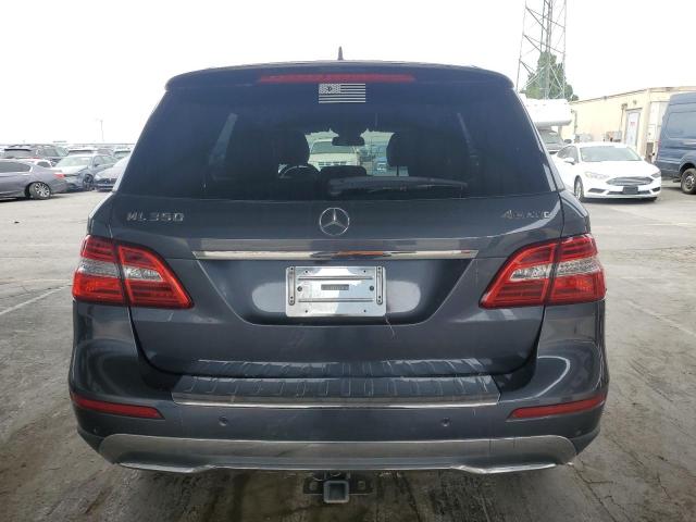 4JGDA5HB0CA036699 - 2012 MERCEDES-BENZ ML 350 4MATIC GRAY photo 6