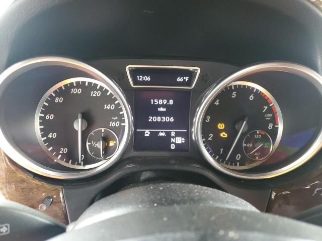 4JGDA5HB0CA036699 - 2012 MERCEDES-BENZ ML 350 4MATIC GRAY photo 9