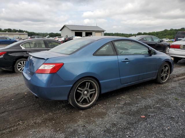 2HGFG12657H512583 - 2007 HONDA CIVIC LX BLUE photo 3