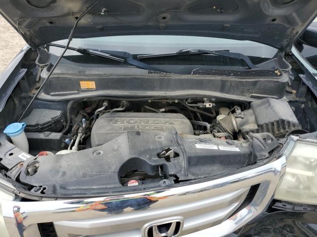 5FNYF4H55BB504007 - 2011 HONDA PILOT EXL BLACK photo 12