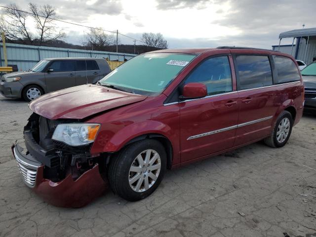 2C4RC1BG0ER436519 - 2014 CHRYSLER TOWN & COU TOURING RED photo 1