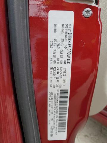 2C4RC1BG0ER436519 - 2014 CHRYSLER TOWN & COU TOURING RED photo 14