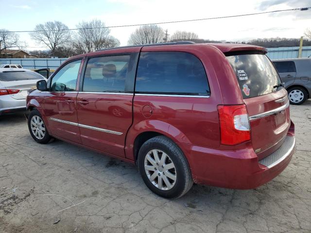2C4RC1BG0ER436519 - 2014 CHRYSLER TOWN & COU TOURING RED photo 2