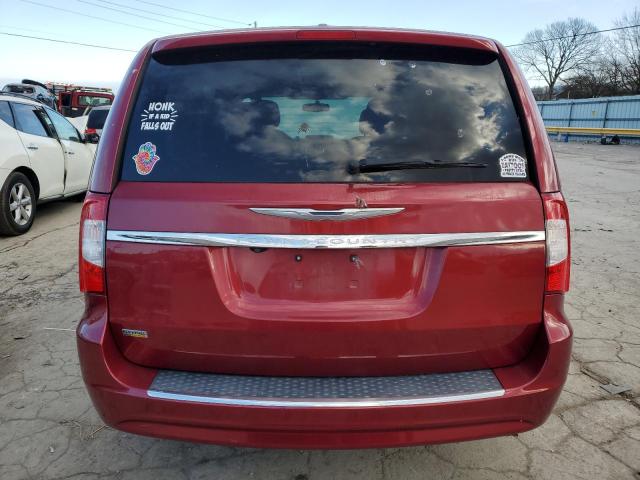 2C4RC1BG0ER436519 - 2014 CHRYSLER TOWN & COU TOURING RED photo 6