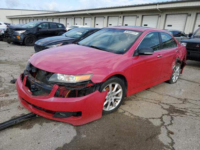 JH4CL96877C006505 - 2007 ACURA TSX RED photo 1