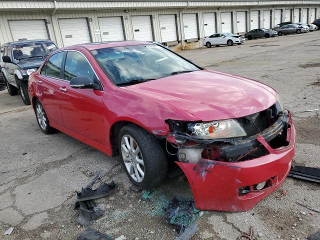 JH4CL96877C006505 - 2007 ACURA TSX RED photo 4