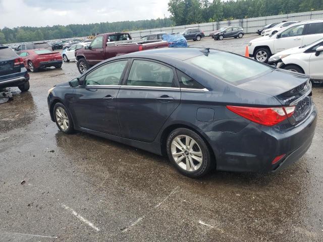 5NPEB4AC5EH874967 - 2014 HYUNDAI SONATA GLS BLUE photo 2