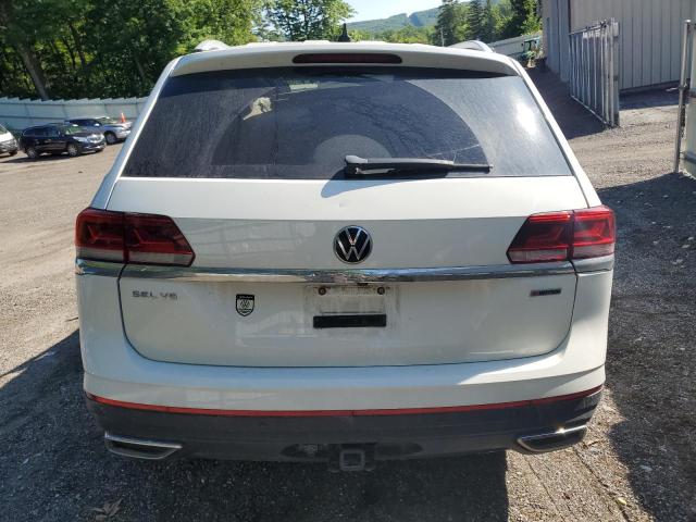 1V2BR2CA9MC538701 - 2021 VOLKSWAGEN ATLAS SEL თეთრი ფოტო 6