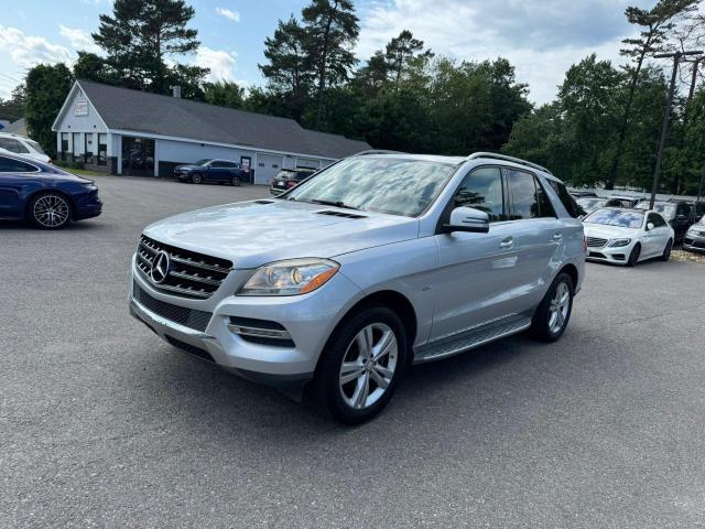 4JGDA5HB8CA043674 - 2012 MERCEDES-BENZ ML 350 4MATIC SILVER photo 1
