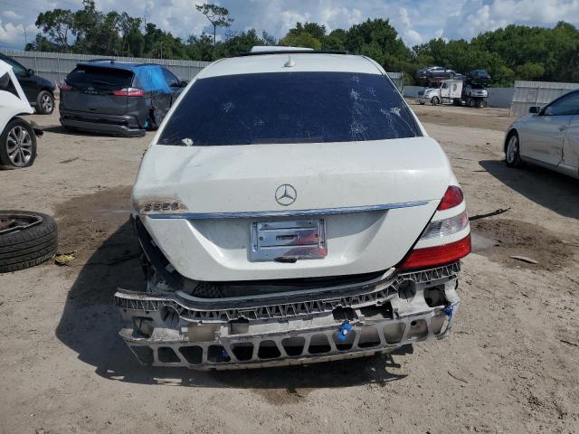 WDDNG71X27A114551 - 2007 MERCEDES-BENZ S 550 WHITE photo 6