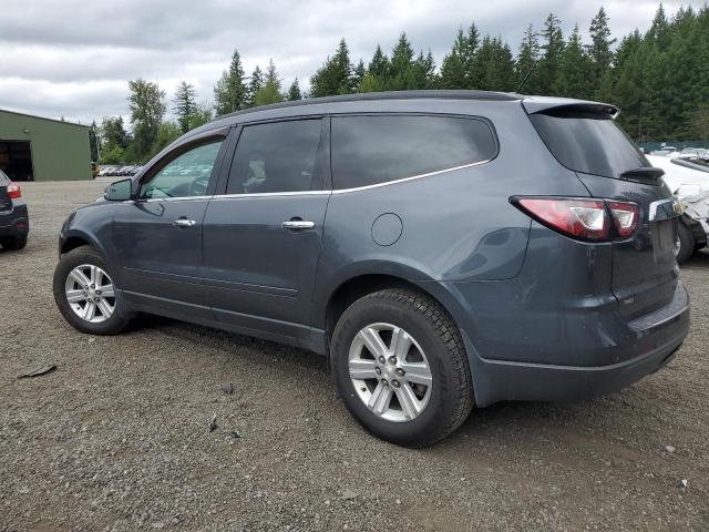 1GNKVJKD4DJ130127 - 2013 CHEVROLET TRAVERSE LT Szary zdjęcie 2