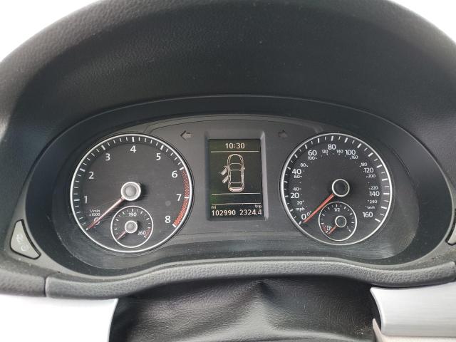 1VWBH7A35DC010222 - 2013 VOLKSWAGEN PASSAT SE GRAY photo 9