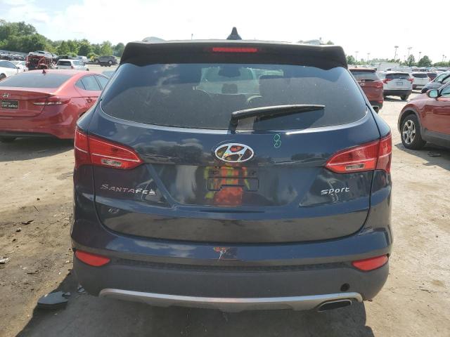 5XYZU3LB0EG200761 - 2014 HYUNDAI SANTA FE SPORT BLUE photo 6