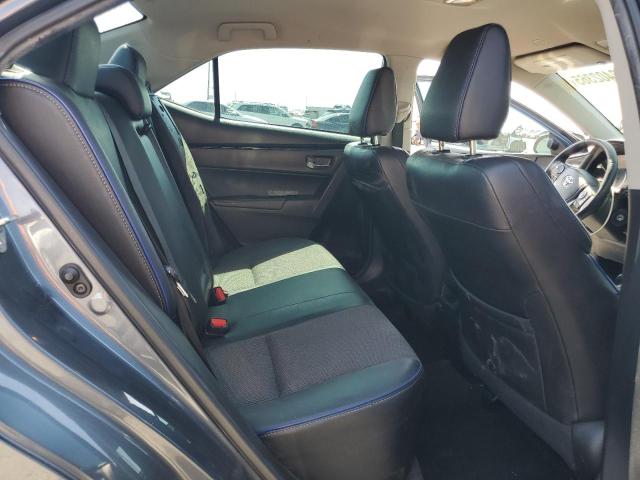 2T1BURHE1KC199618 - 2019 TOYOTA COROLLA L BLUE photo 10