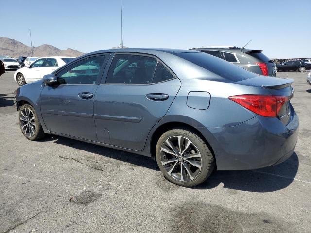 2T1BURHE1KC199618 - 2019 TOYOTA COROLLA L BLUE photo 2