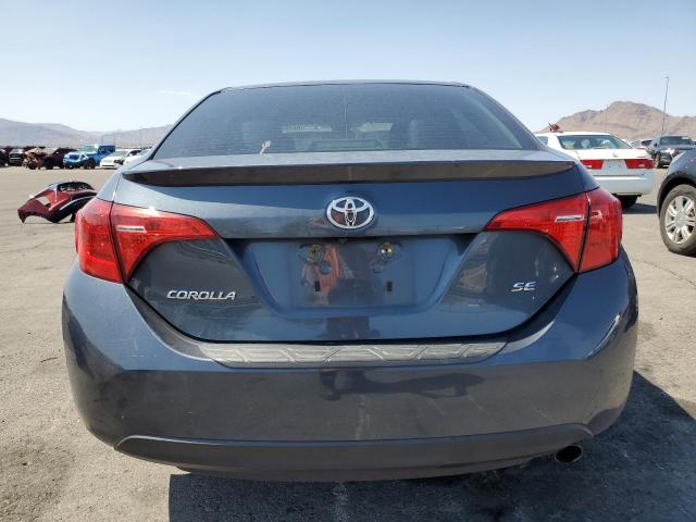 2T1BURHE1KC199618 - 2019 TOYOTA COROLLA L BLUE photo 6