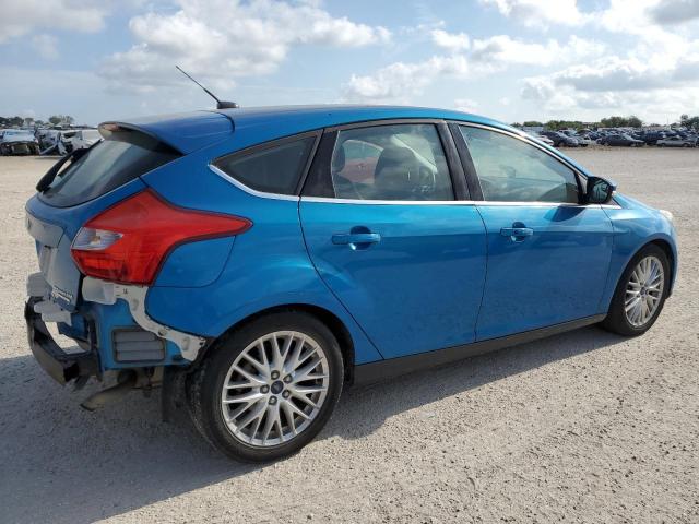 1FADP3N24EL195122 - 2014 FORD FOCUS TITANIUM BLUE photo 3