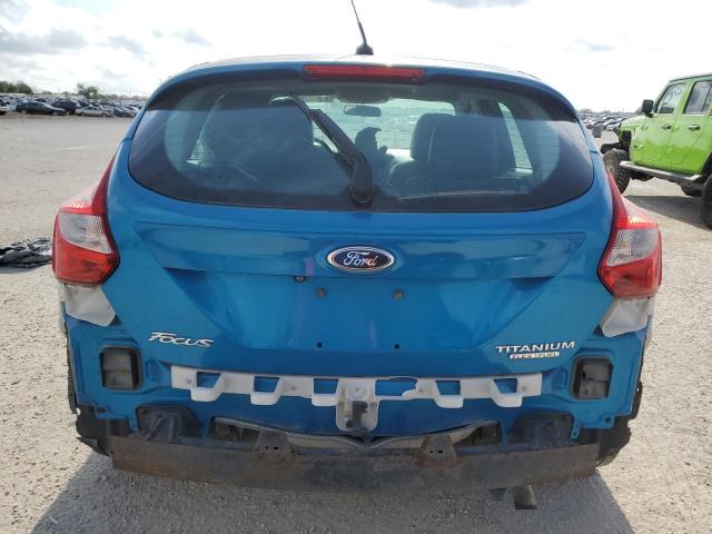 1FADP3N24EL195122 - 2014 FORD FOCUS TITANIUM BLUE photo 6