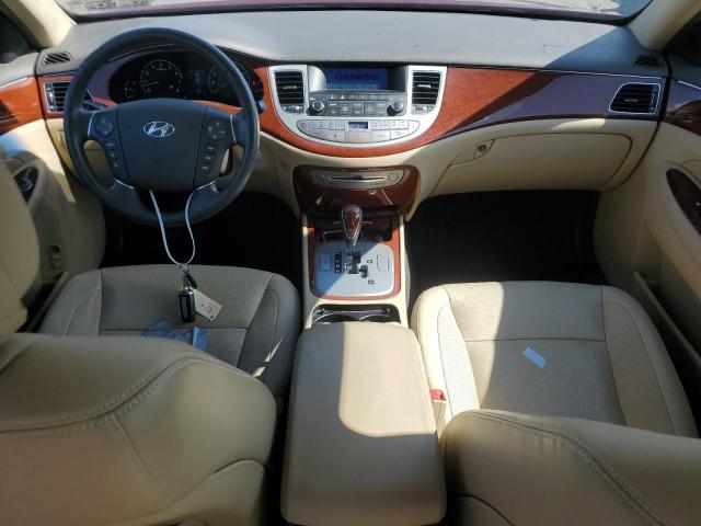 KMHGC4DD8CU203771 - 2012 HYUNDAI GENESIS 3.8L BURGUNDY photo 8