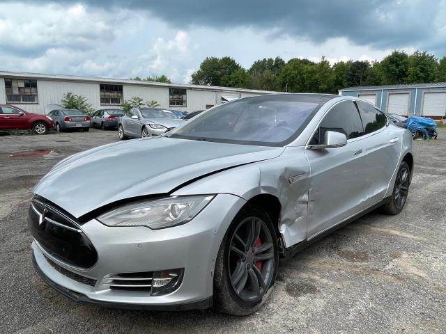 5YJSA1H15EFP38183 - 2014 TESLA MODEL S Gümüş foto 1