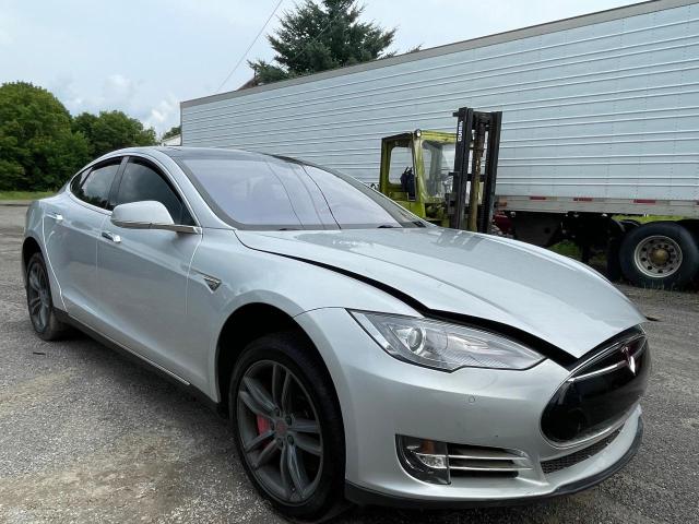 5YJSA1H15EFP38183 - 2014 TESLA MODEL S Gümüş foto 2