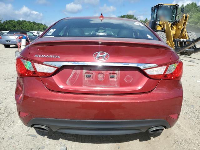 5NPEC4ACXEH940779 - 2014 HYUNDAI SONATA SE RED photo 6