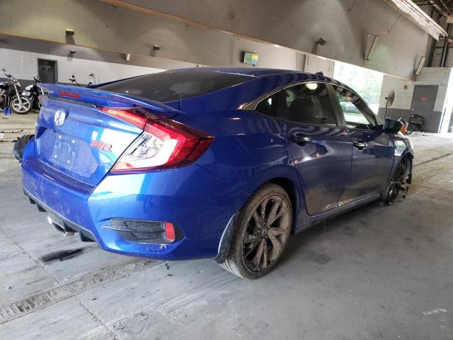 19XFC2E87KE050609 - 2019 HONDA CIVIC SPORT BLUE photo 3