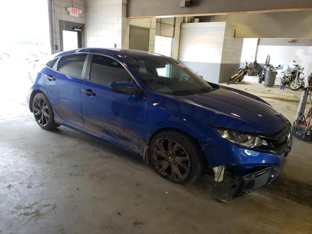 19XFC2E87KE050609 - 2019 HONDA CIVIC SPORT BLUE photo 4