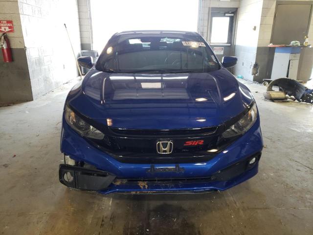 19XFC2E87KE050609 - 2019 HONDA CIVIC SPORT BLUE photo 5