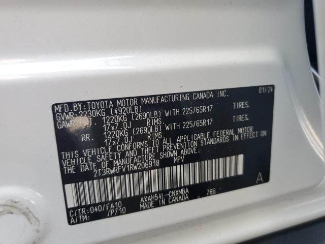 2T3RWRFV1RW206918 - 2024 TOYOTA RAV4 XLE Ağ foto 13