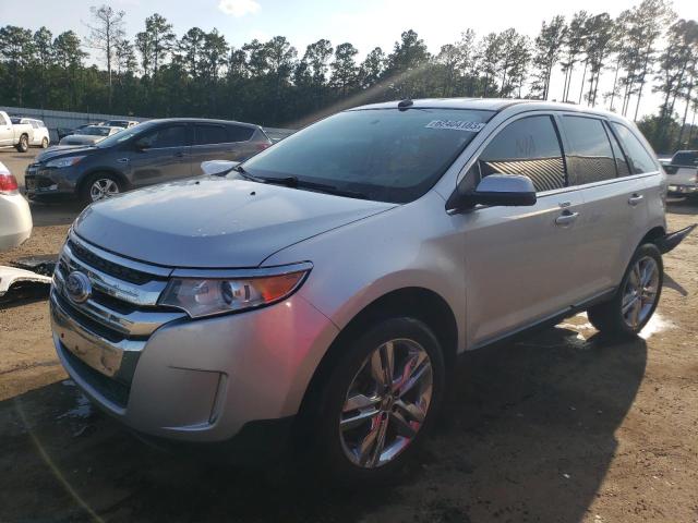 2FMDK3KC2EBA08834 - 2014 FORD EDGE LIMITED SILVER photo 1