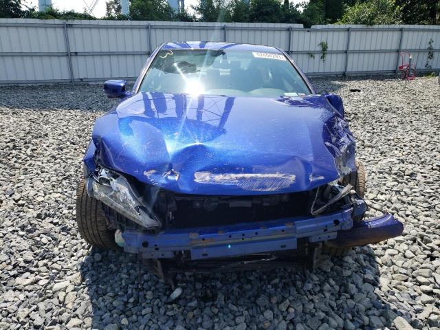 1HGCT2A89GA000315 - 2016 HONDA ACCORD EXL BLUE photo 5