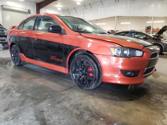 JA32U8FW6BU014745 - 2011 MITSUBISHI LANCER GTS ORANGE photo 4