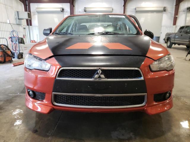 JA32U8FW6BU014745 - 2011 MITSUBISHI LANCER GTS ORANGE photo 5