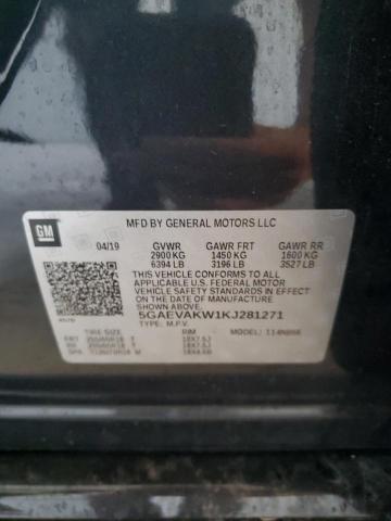 5GAEVAKW1KJ281271 - 2019 BUICK ENCLAVE ESSENCE Qara foto 13