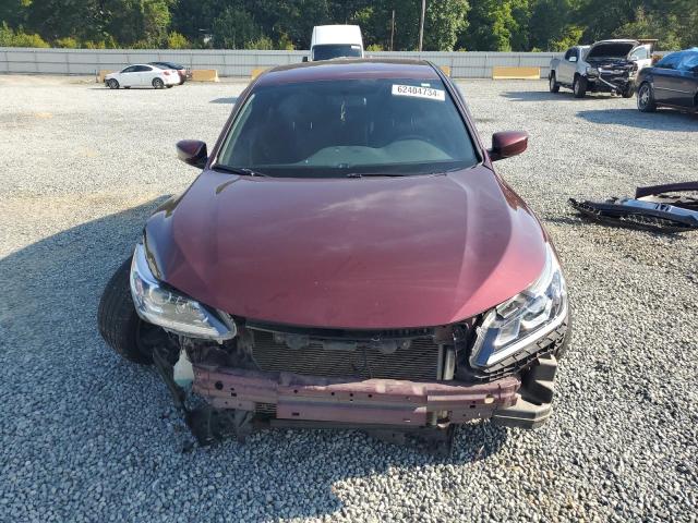 1HGCR2F51HA192716 - 2017 HONDA ACCORD SPORT MAROON photo 5