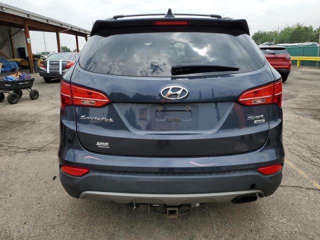 5XYZUDLB1GG334641 - 2016 HYUNDAI SANTA FE S ლურჯი ფოტო 6