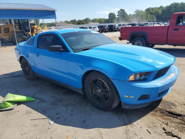 1ZVBP8AM4C5208293 - 2012 FORD MUSTANG BLUE photo 4