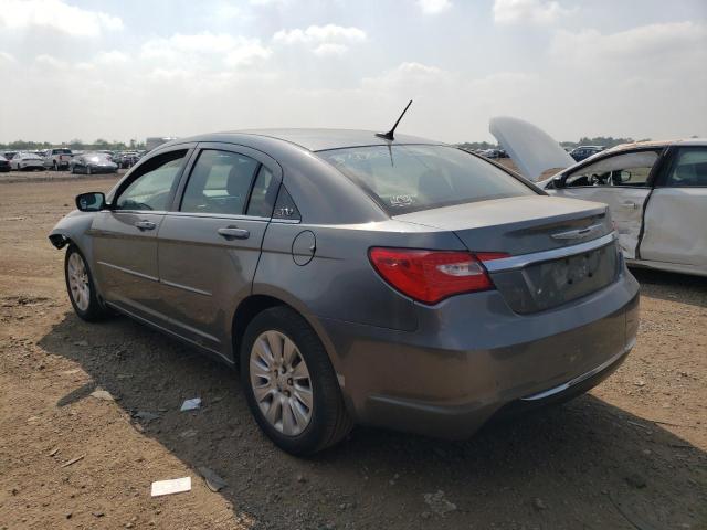 1C3CCBAB2CN200115 - 2012 CHRYSLER 200 LX GRAY photo 2