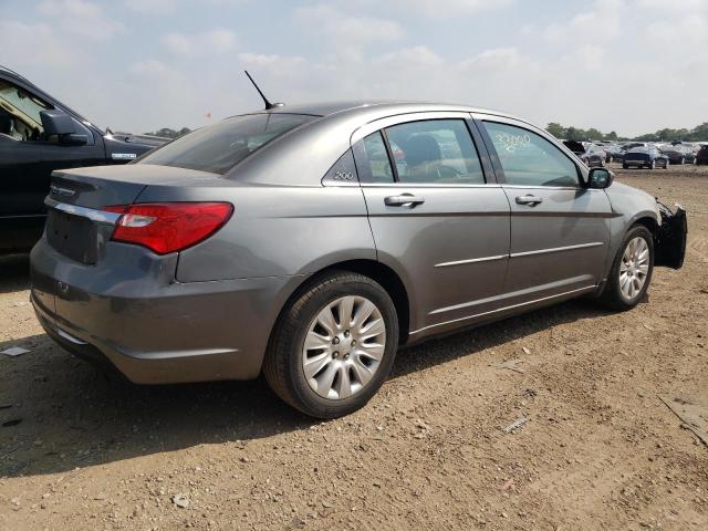 1C3CCBAB2CN200115 - 2012 CHRYSLER 200 LX GRAY photo 3