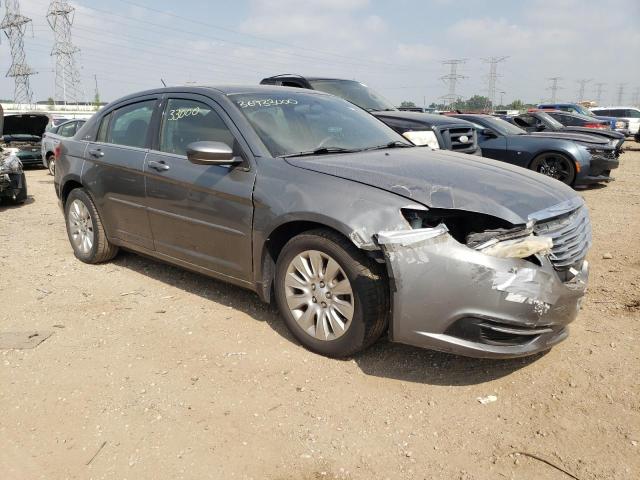 1C3CCBAB2CN200115 - 2012 CHRYSLER 200 LX GRAY photo 4