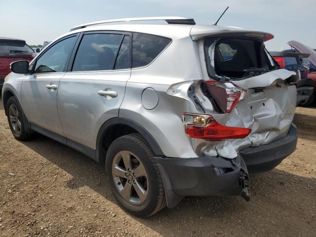 JTMWFREVXFD073007 - 2015 TOYOTA RAV4 XLE SILVER photo 2